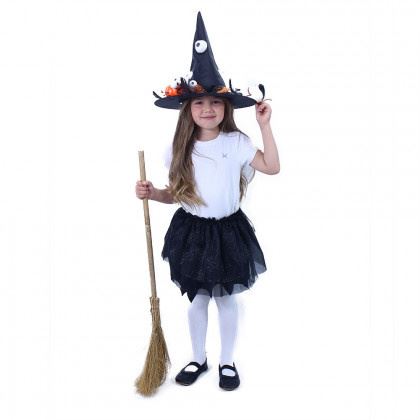 Kostým dětský tutu sukně čarodějnice Halloween