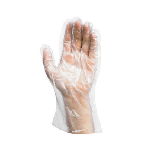 Rukavice jednorázové HDPE v boxu (velikost L) [100 ks]