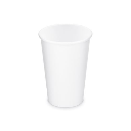 Papírový kelímek bílý 330ml, L (PAP/PE) prům.80mm [10ks]-obsah uveden po vrch kelímku