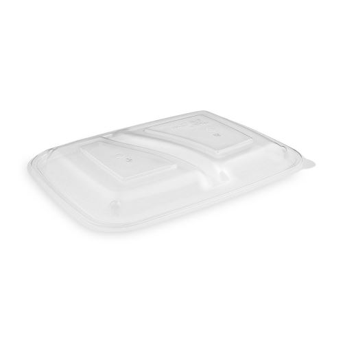 Víčko vypouklé průhledné dělené pro menu mísu č. 78222, roz. 25 x18,5 x 2 cm ,(PP) [50ks]