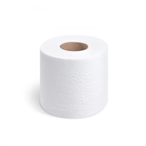 Toaletní papír (FSC Mix) 2vrstvý bílý O10,5cm x 28m, 250 útržků [8 ks]
