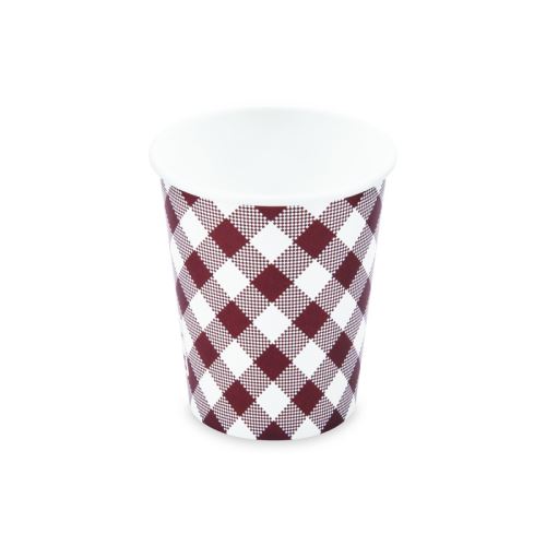 Papírový kelímek KARO "M" 280ml (PAP/PE) prům. 80mm [10ks]-obsah uveden po vrch kelímku