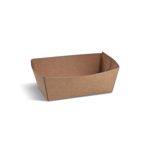 Papírová miska  nepromastitelná kraft (PAP-FSC Mix) 100 x 60 x 40 mm 250ml [250 ks]
