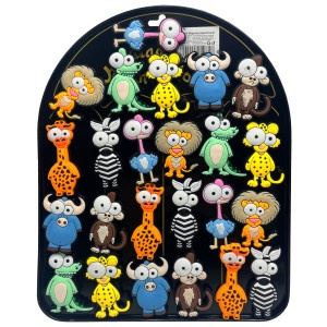 Magnety zoo, 6x3,5cm, bal 24ks, různé druhy - Cena za 1ks