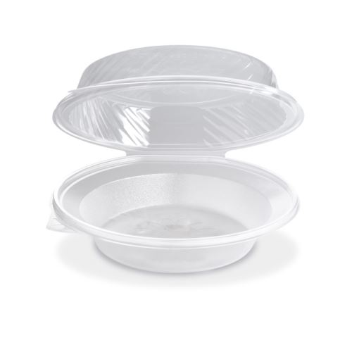 Salátová miska průhledná s vypouklým víčkem 1700 ml (PP) [25ks]