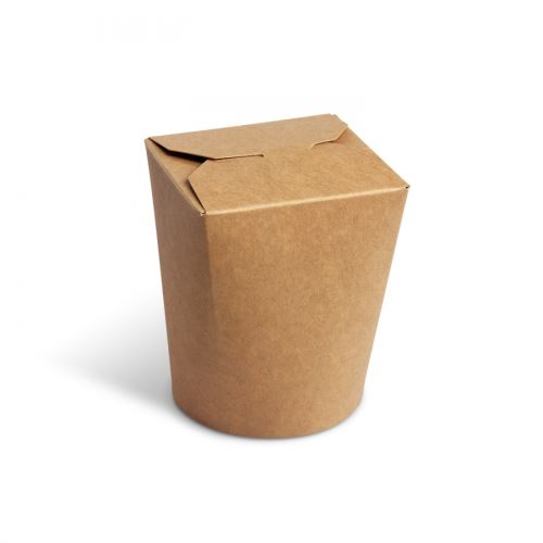 Food box Asia, kraft (PAP/PE)  500ml/16oz [50 ks]