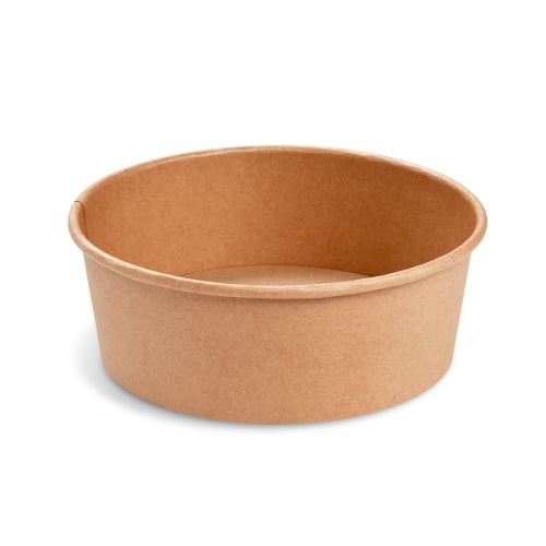 Papírová miska (PAP FSC Mix/PE) kraft O185mm 1300ml [50 ks]