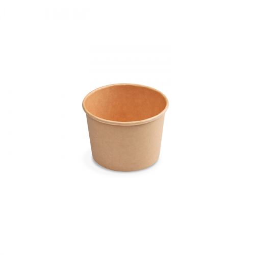 Papírová miska kraft (PAP/PE) O 75mm, 125ml [50ks]