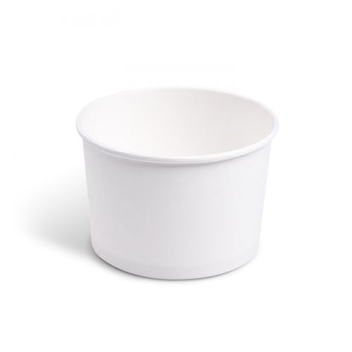 Papírová miska bílá (PAP/PE)  O110mm 475ml [50 ks]