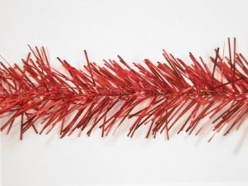 Řetěz vánoční  prům. 4 cm - červený 1,5m