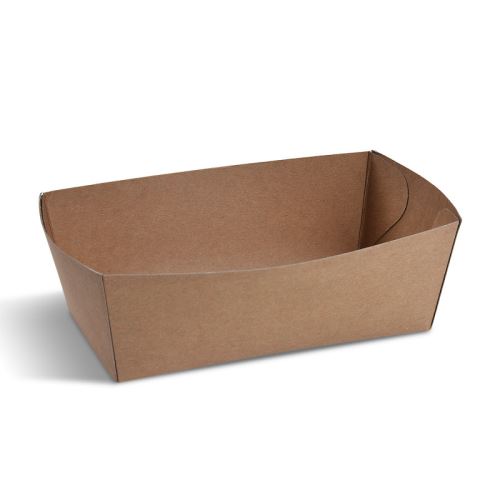 Papírová miska  nepromastitelná kraft  (PAP-FSC Mix) 165 x 90 x 60 mm 1000ml [100 ks]