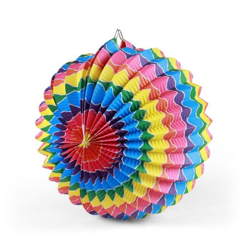 Lampion duhový, 25 cm