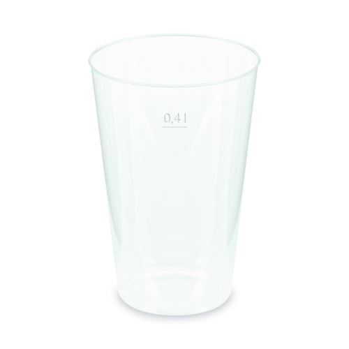Kelímek  (PP) opakovaně omyvatelný a  vratný extra pevný 0,4 l (PP) prům. 87mm [10 ks]