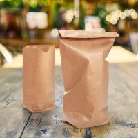 Papírový sáček s křížovým dnem kraft (FSC Mix) 28x45 cm `5kg` [500 ks] (2)