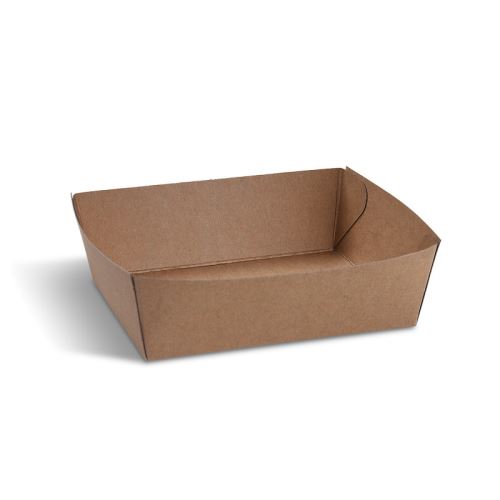 Papírová miska nepromastitelná kraft (PAP-FSC Mix) 135 x 110 x 45 mm 500ml [100 ks]