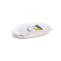 Papírové misky oválné, bílé (PAP - FSC Mix) 17,5 x 10 x 3 cm [10 ks] (1)