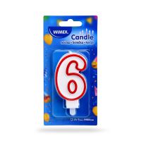Číslová svíčka "6" 75 mm [1 ks] (1)