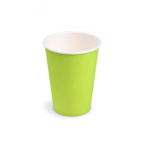 Papírový kelímek zelený (PAP/PE - FSC Mix) prům.74mm 240ml [10ks]