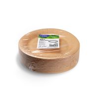 Papírový talíř (FSC Mix) kraft O23cm [100 ks] (1)