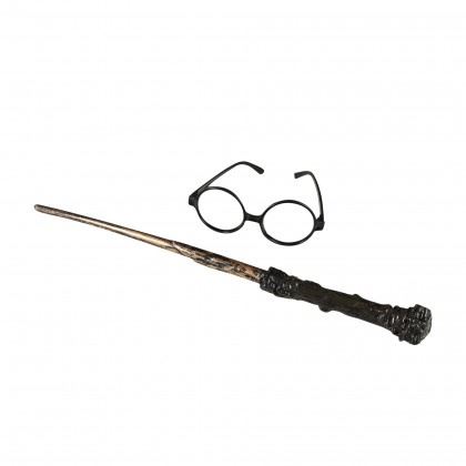 Sada kouzelník (Harry Potter)  - brýle  + hůlka