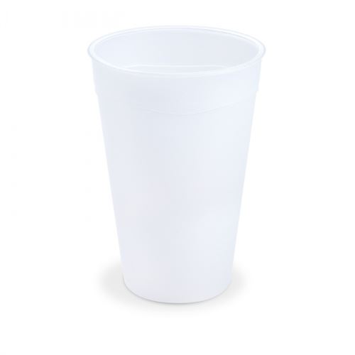 Kelímek  (PP) opakovaně omyvatelný a  vratný průhledný O90mm 0,4L [12 ks]