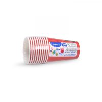 Papírový kelímek červený (PAP/PE - FSC Mix) prům.74mm 240ml [10ks] (1)