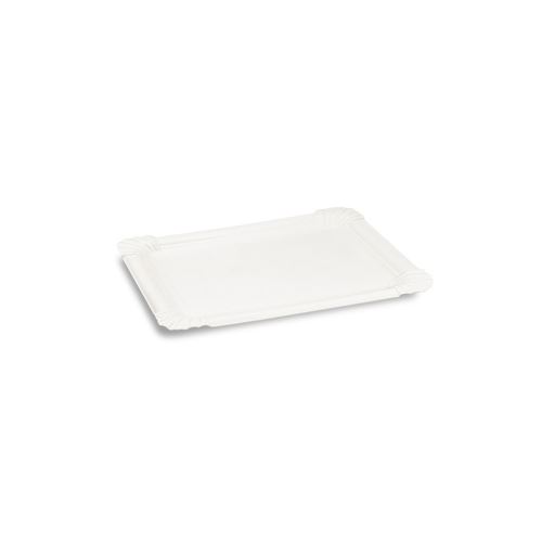 Papírový tácek (PAP-Recy FSC Mix) bílý 10 x 16 cm `č.3` [100 ks]