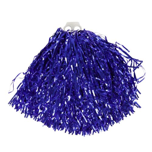 Mávátko pom pom - modré - metalic