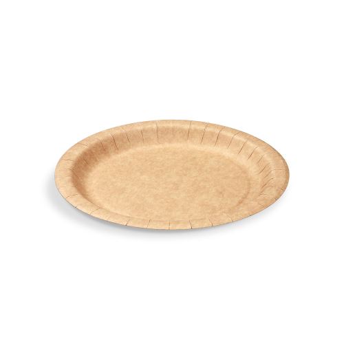 Papírový talíř (FSC Mix) kraft O18cm [100 ks]