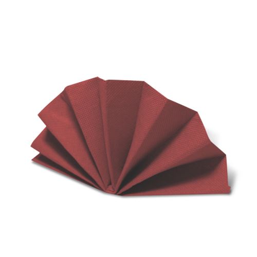 Ubrousky DekoStar, bordové (PAP) 38 x 38 cm  [50 ks]